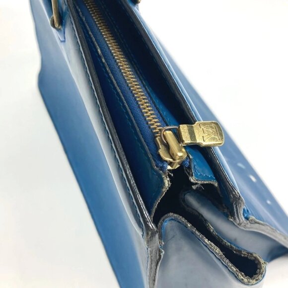 LOUIS VUITTON M48185 Epi Riviera Bag Shoulder Bag Tote Bag Leather Toledo Blue - Picture 5 of 15